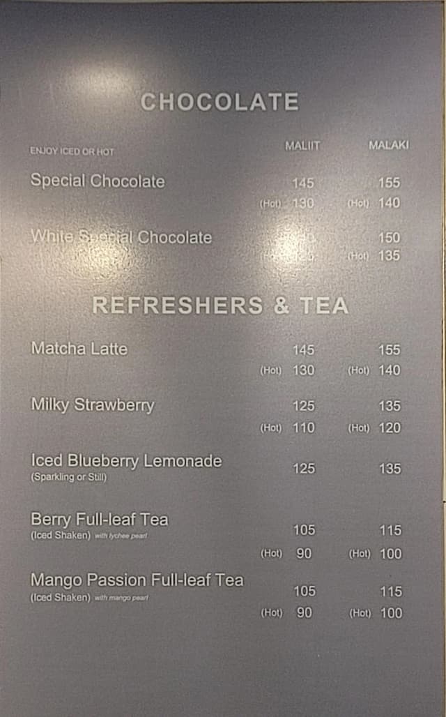 Image of Menu