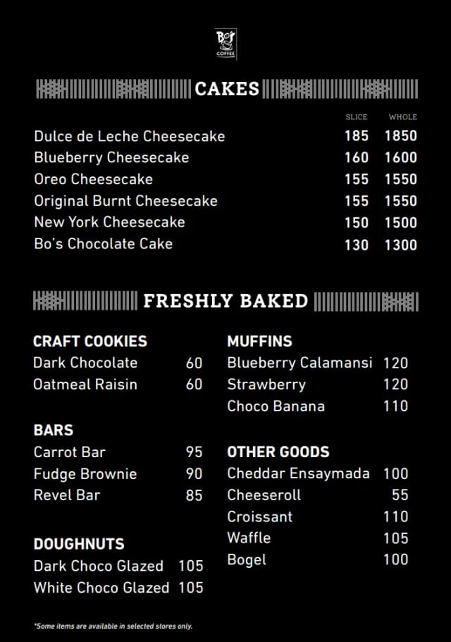 Image of Menu