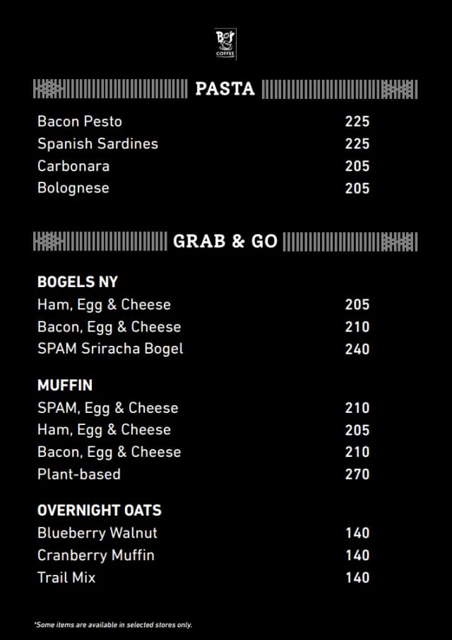 Image of Menu