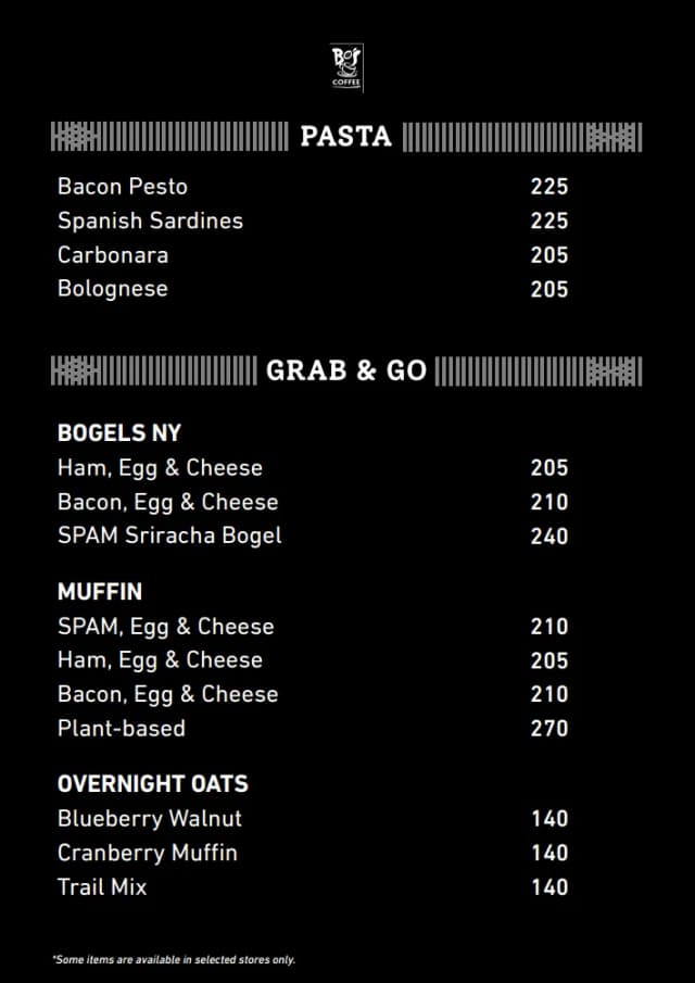 Image of Menu