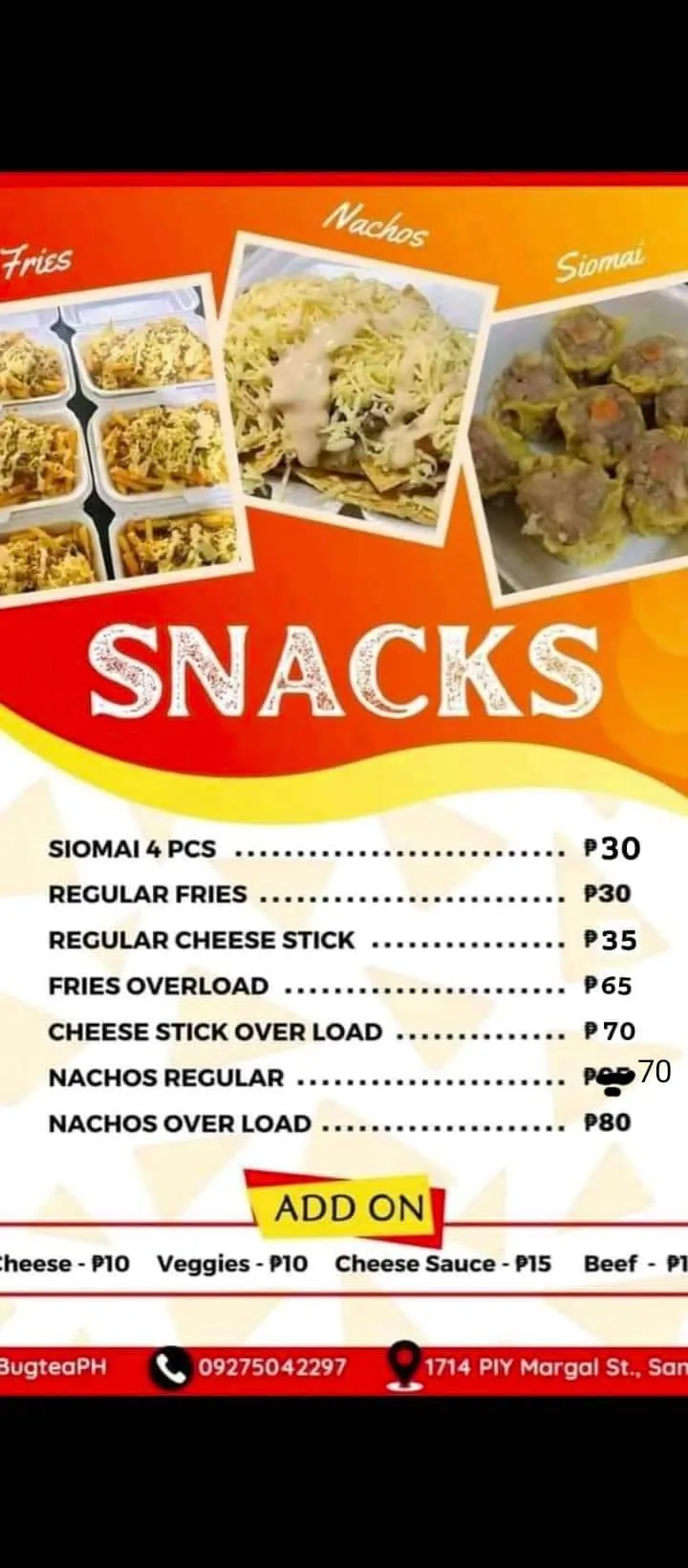 Image of Menu