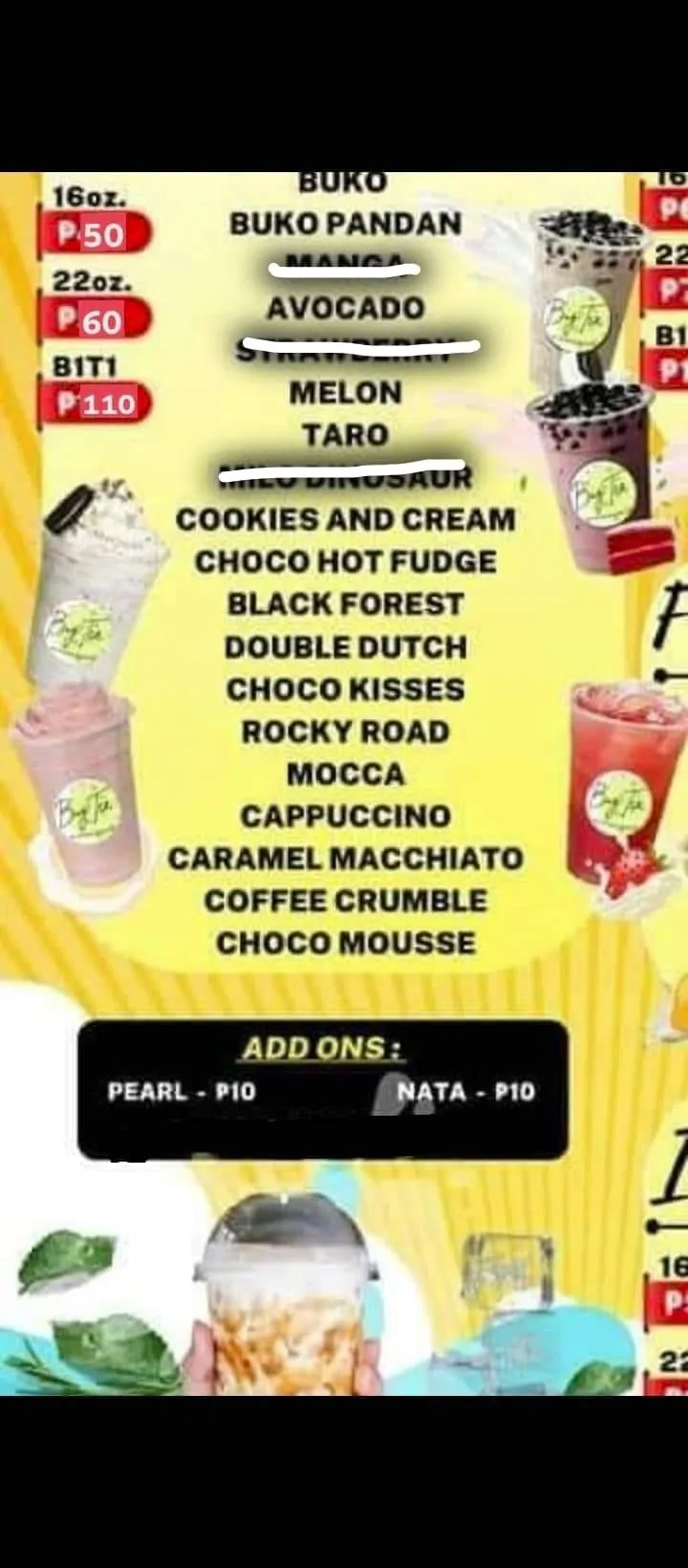 Image of Menu