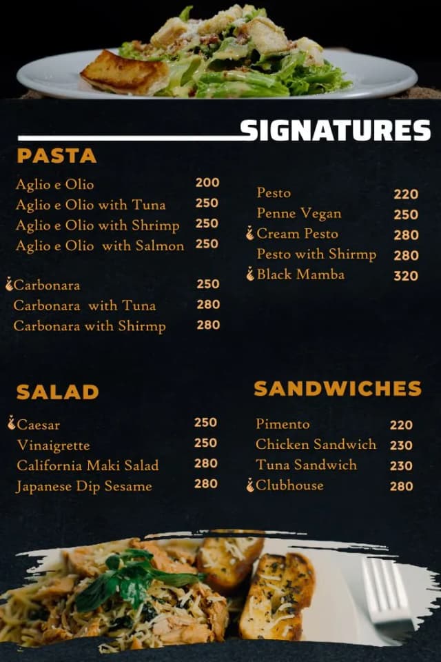 Image of Menu