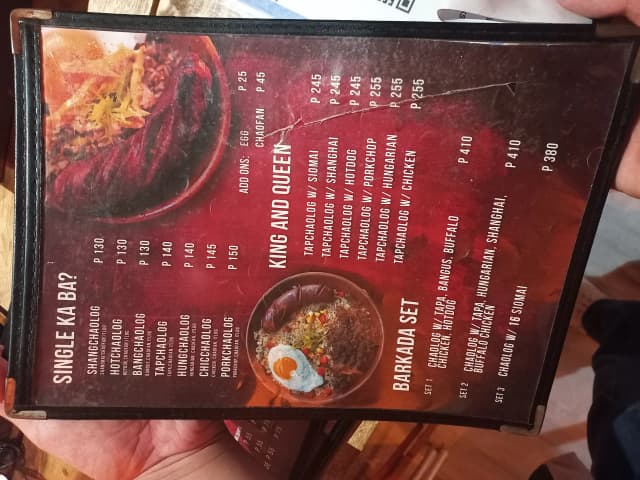 Image of Menu