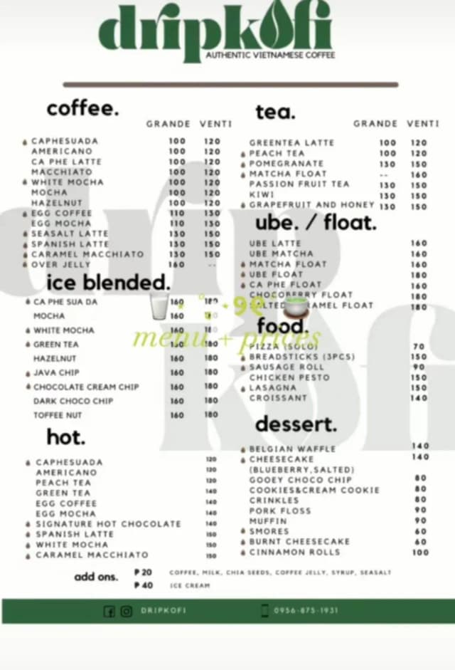 Image of Menu