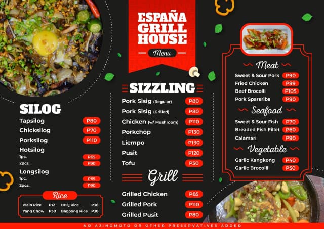 Image of Menu