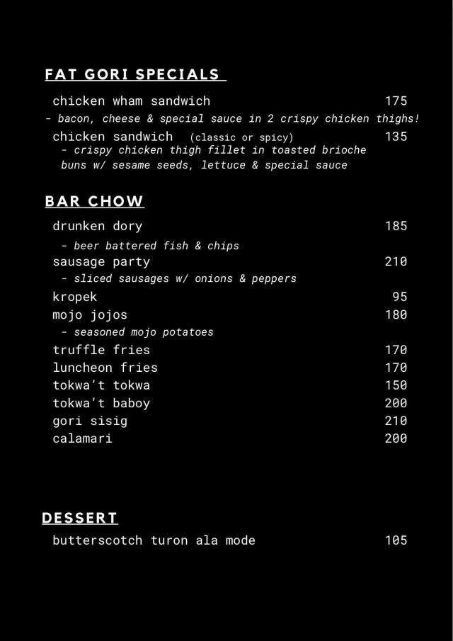 Image of Menu