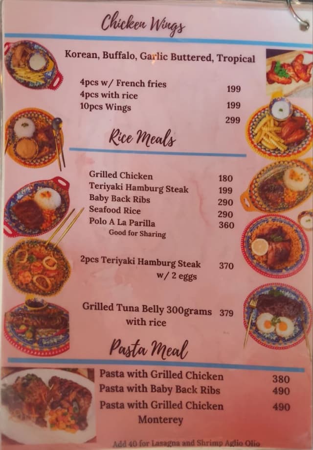 Image of Menu