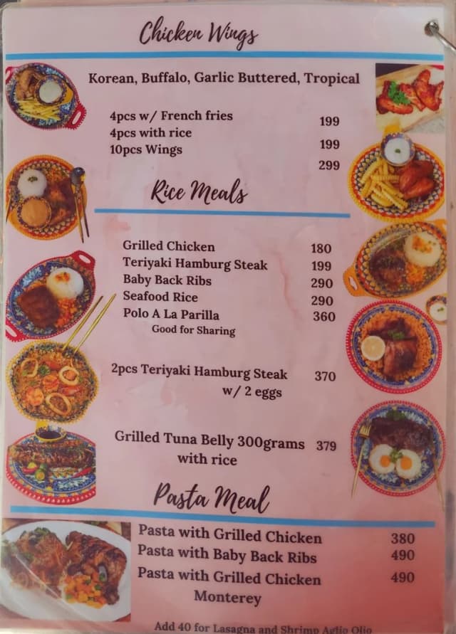 Image of Menu