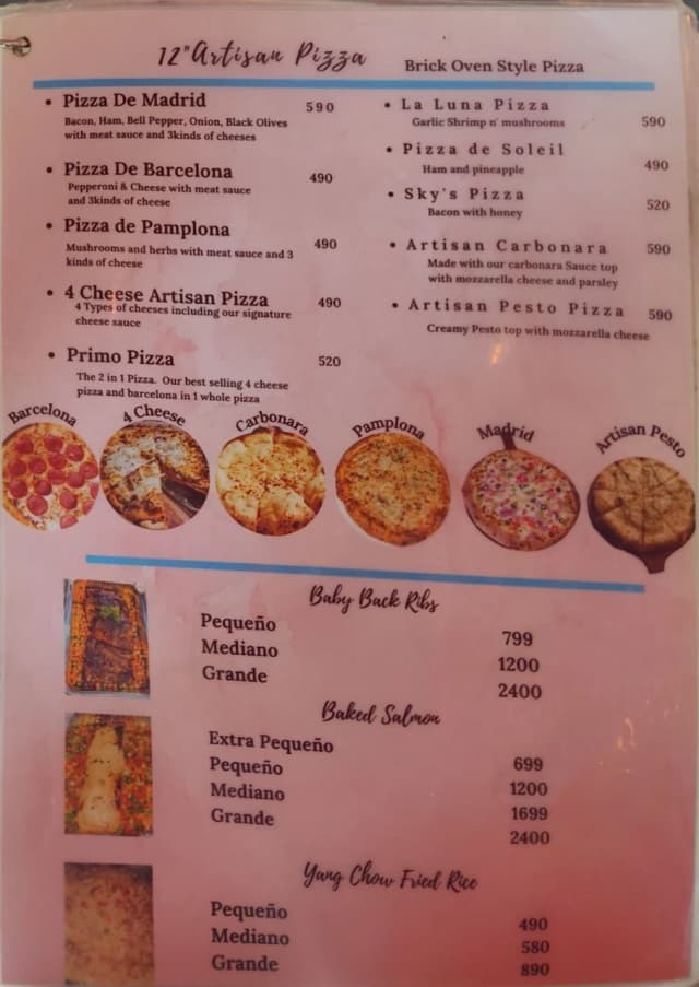 Image of Menu