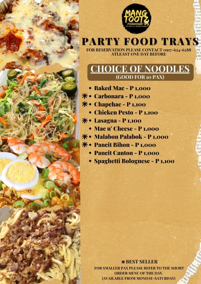 Image of Menu