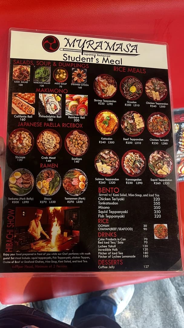 Image of Menu