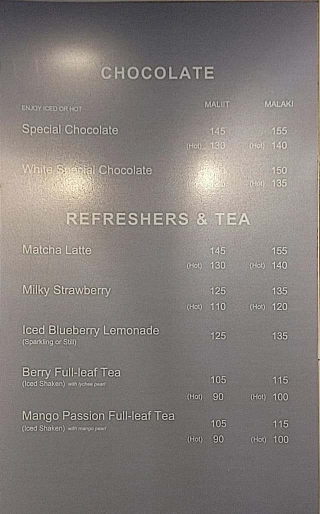 Image of Menu